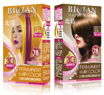 Low ammonia mild hair dye