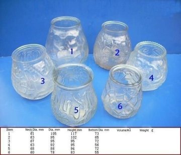 glass candle holder