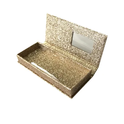 Glitter Magnetic Eyelashes Paper Box