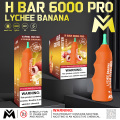 H Bar 6000 PRO Puff