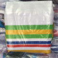 White Blue Stripe PE Tarpaulin Wholesale