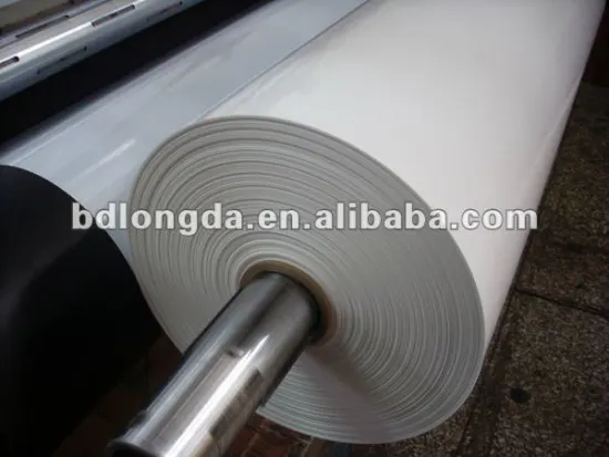 Factory supplied plastic foil packaging roll