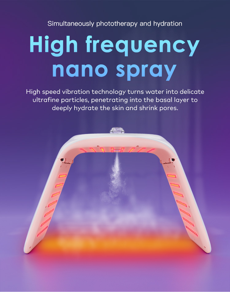 face led light with mist