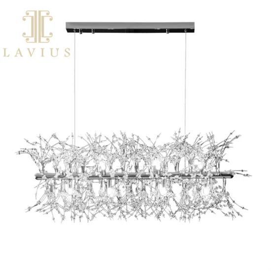 2021 New Design Gold And Chrome Crystal Chandelier