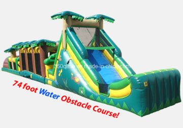 Inflatable Tropical Water Obstacle Course Combo (BMOT81)