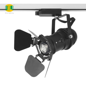 GU10 LED Track Spotlight Four Bladed Shading Anti-Glare