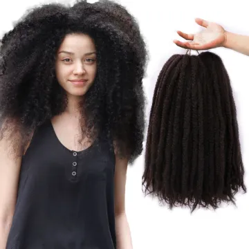 Wholesale cheap Ombre Long Soft Afro Kinky Curly Marley Braids Hair Twist Crochet Braids Hair Synthetic Braiding Hair Extension