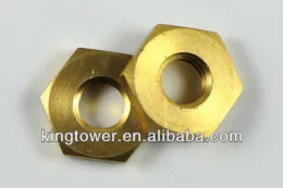 custom chinese brass black plated/castle/hex/spiked/floating/decorative nut