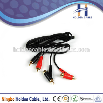 Factory supply slim 5 pole 3.5mm plug to 3 rca cable