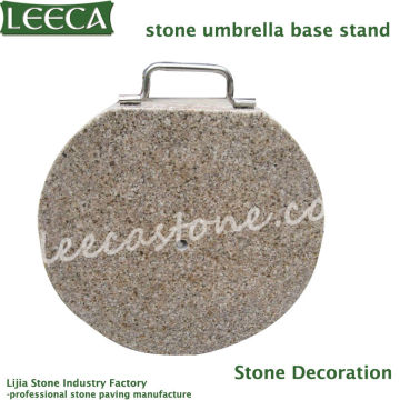 Umbrella stand granite stone