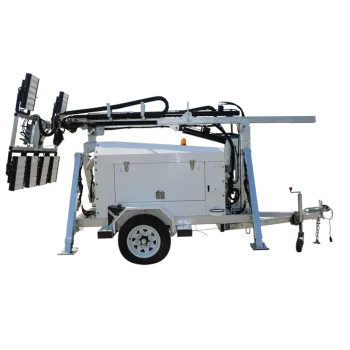 6*400W LED Light Tower For Construction And Mining