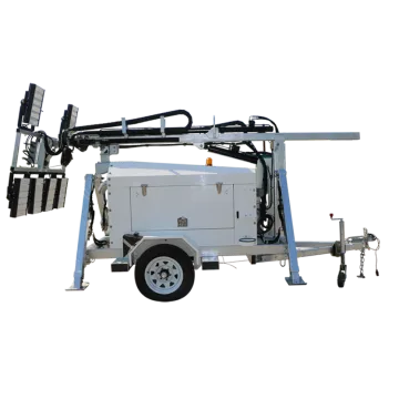 Construction LED Light Tower Trailer Mobile