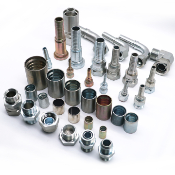 High Quality JIC Female Fittings One Piece Crimping Hydraulic Hose Fittings