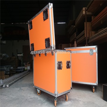 movable plywood cabinet for lighting system