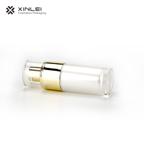 30ml Acrylic Gold Korean style vacuum bottle