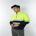 Ropa de trabajo de forro polar con reflector de color claro a juego