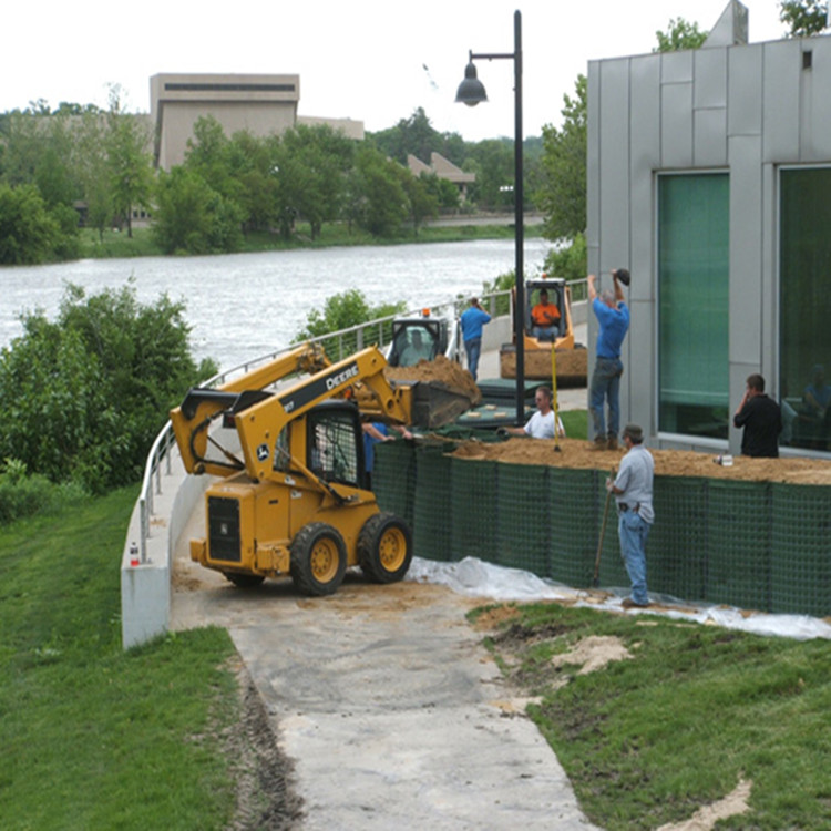 HESCO defensive barriers military use protective walls