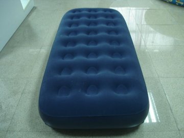 Flocked folding air bed (24coil-beams)
