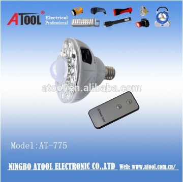 rechargeable led emergency bulb with remote control