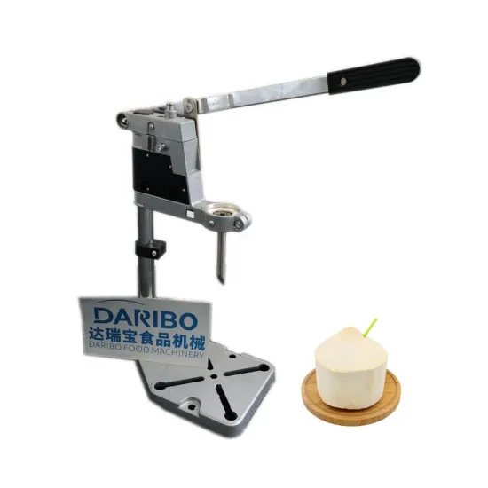 Green Coconut Opener Machine: Peel and Drill Young Coconuts