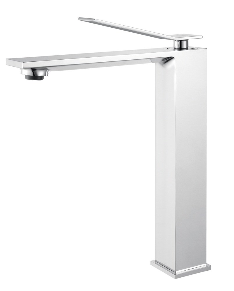 Contemporary Hot And Cold Tall Basin Faucet