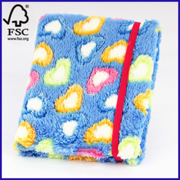 Cute design diary fabric notebook cover