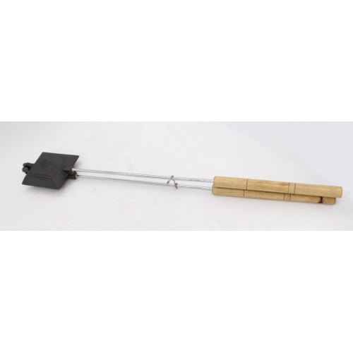 Square Jaffle Iron With Wood Handle