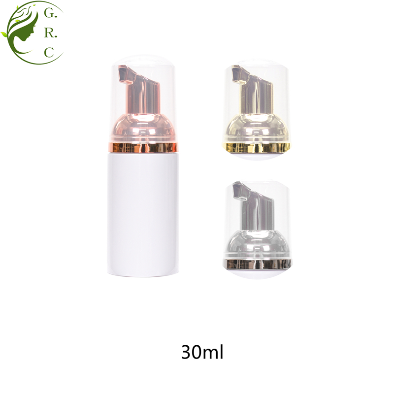 Clear foam bottle