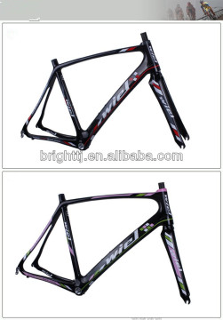 China carbon road bike frame with lightweight