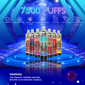 Tipo-C Cargo Randm Dazzle 7500puff 15ml