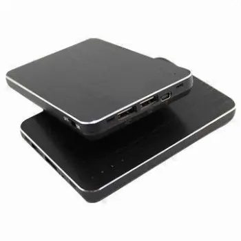 Super Thin Portable Power Bank with 6000mAh Capacity, Dual USB Ports