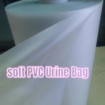 Filme de saco de urina de PVC macio translúcido