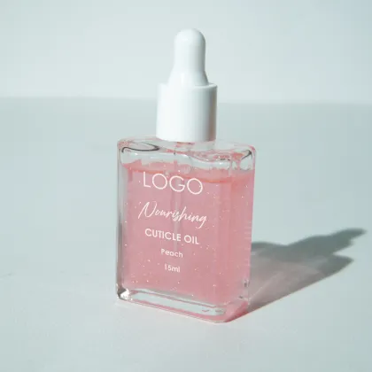 2024 New Arrival Private Label Glitter Nail Cuticle Oil Bottle Custom Huile Oil