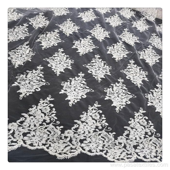 tulle white lace nigerian french bridal fabric