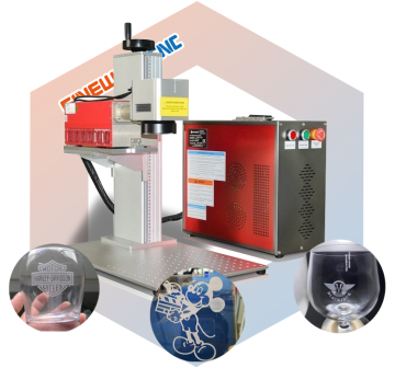 3D UV Laser Marking Engraving Machine untuk Kaca