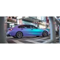 Haustier Ice Blue Satin Keramik Metallic Vinyl Wrap