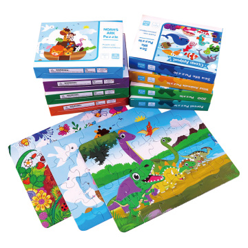 Customizable Christmas Gift: Mini Educational Toy - Animal Puzzle Game with Dinosaur Jigsaw Puzzle
