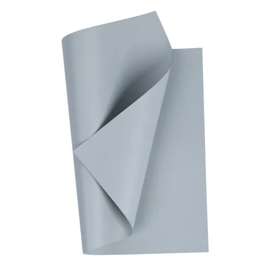 0.38mm/540gsm PVC Fiberglass Curtain Material Rolls - Blackout Vinyl Roller Shades Fabric