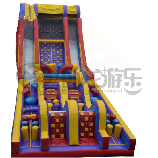 Cute Style PVC inflatable bouncy obstacle course