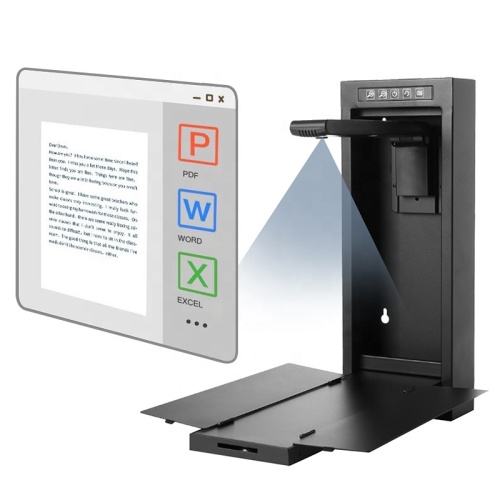 Wall mounted high resolutionbook document camera scanner