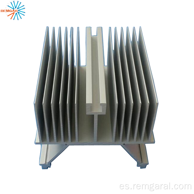 Perfil de aluminio personalizado Extrusión de disipador de calor AAVID