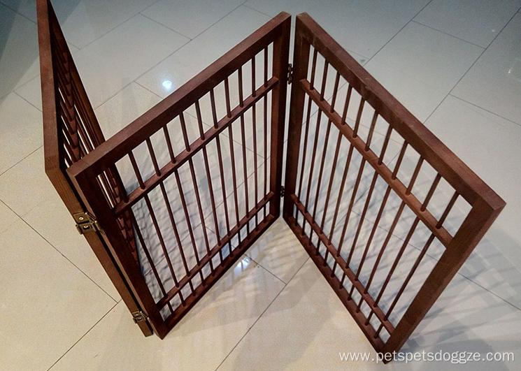 Foldable Wooden Dog Pet Fence Pet Cage