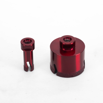 TOOLWAY Vacuum Brazed Diamond Core Hole Saw Cutter Drill Bit for Wall Tiles with M14 Shank: High-Quality Masonry Drilling Tool