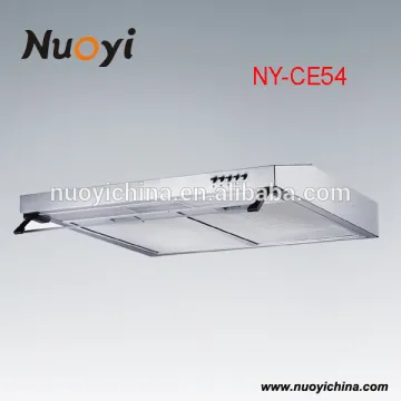 Stainless steel 60mm kitchen slide slim range hood