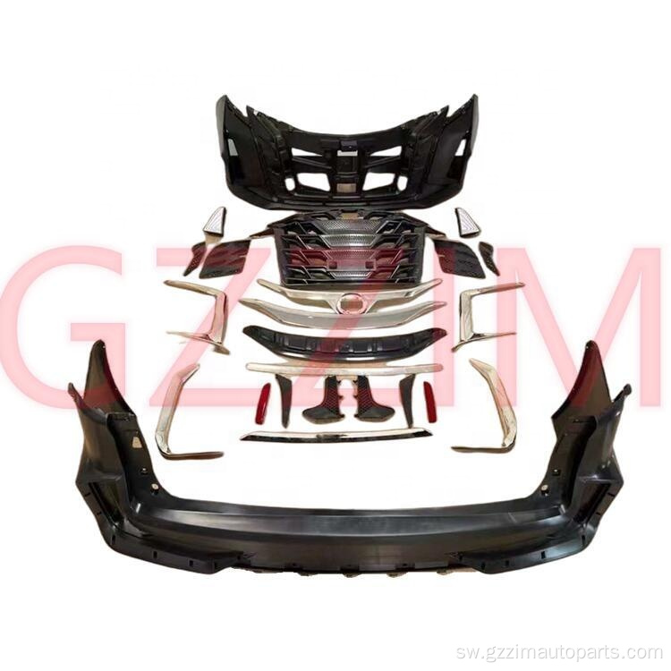 Sienna 2022 Front nyuma bumper upande skirt bodykits