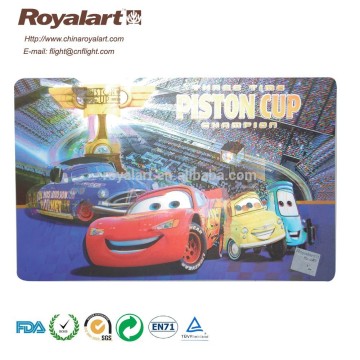 3D placemat, lenticular tableware, 3D tablemat