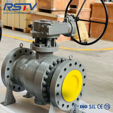 600lb WCB Trunnion Type Type Metal Flange Ball