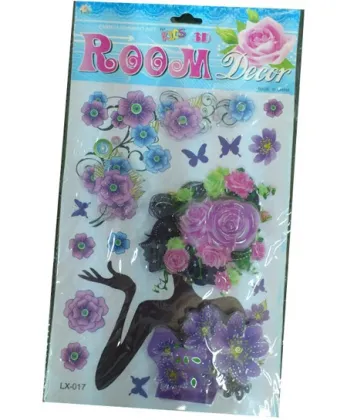 butterfly wall decals kids room / butterfly stickers for wall / butterfly feifei flower wall stickers