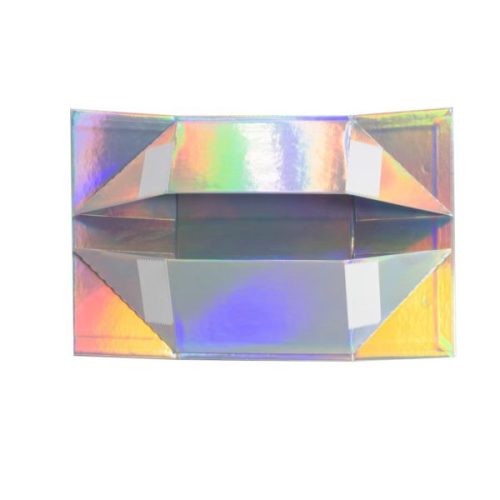 Luxury Custom Logo Folding Magnetic Holographic Paper Boxes