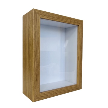 High Quality Custom 3D Art 12x12 White MDF Wood Shadow Box Frame